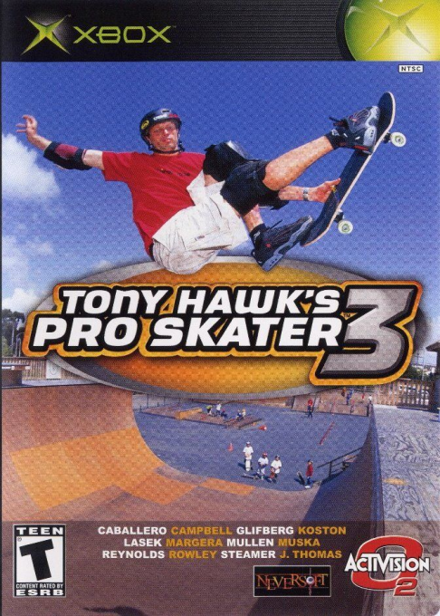 Tony Hawk's Pro Skater 3 box art