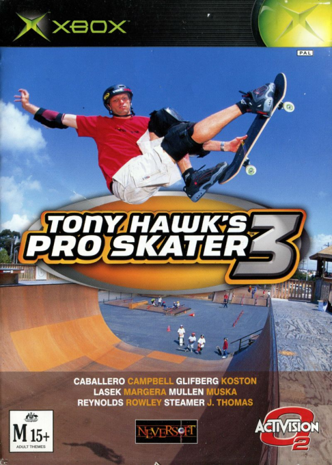 Tony Hawk's Pro Skater 3 — box-2D (AU)