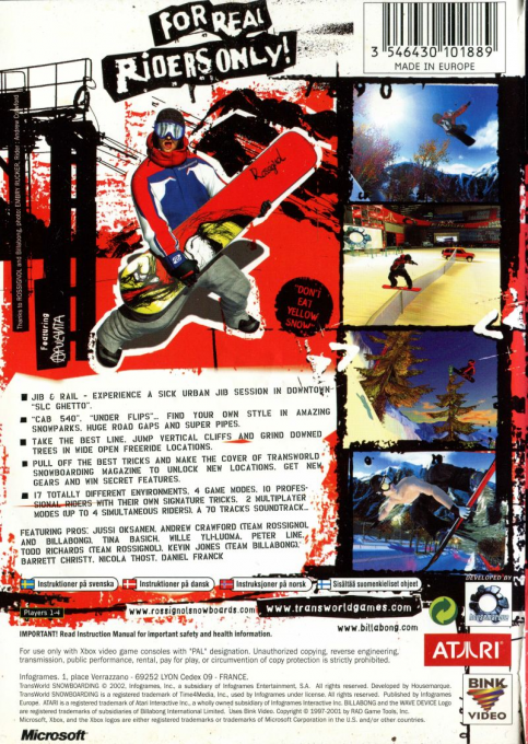 Transworld Snowboarding — box-2D-back (UK)