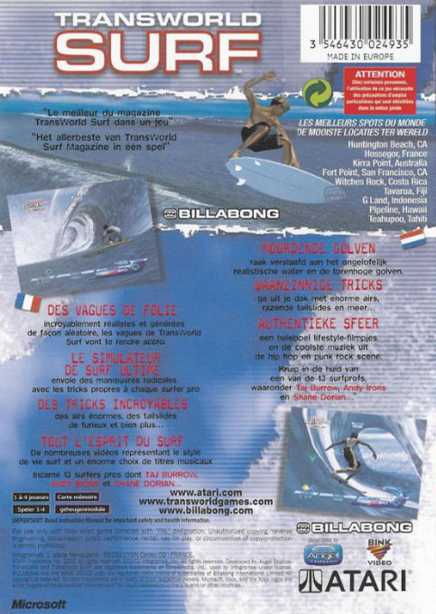 Transworld Surf — box-2D-back (FR)