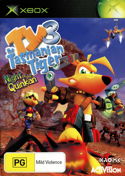 TY The Tasmanian Tiger 3 - Night Of The Quinkan — box-2D (AU)