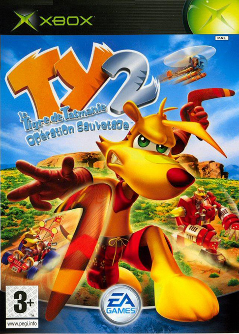 Ty The Tasmanian Tiger 2 - Bush Rescue — box-2D (FR)