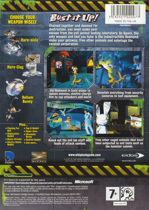 Whiplash — box-2D-back (UK)