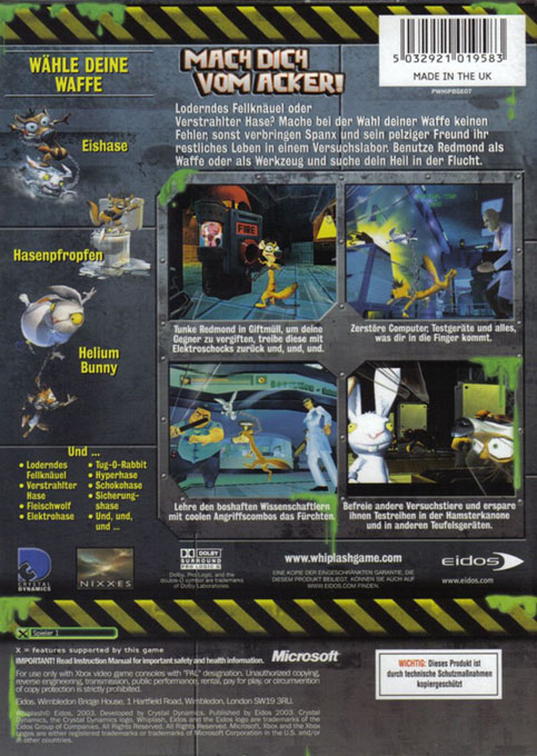 Whiplash — box-2D-back (DE)