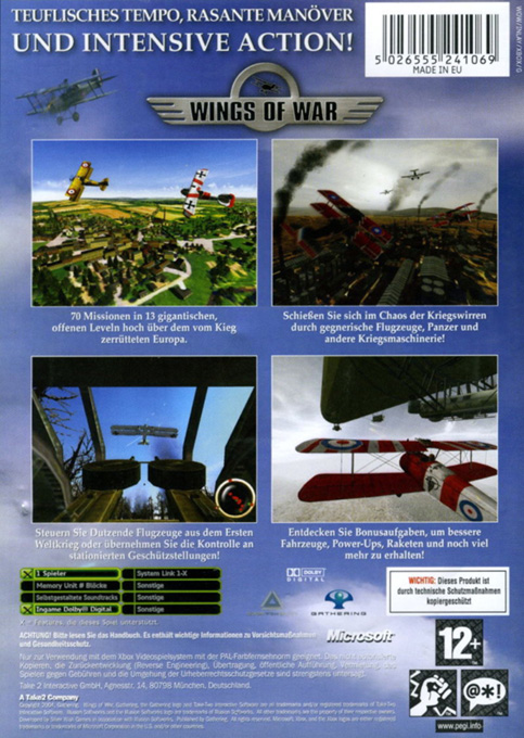 Wings Of War — box-2D-back (DE)