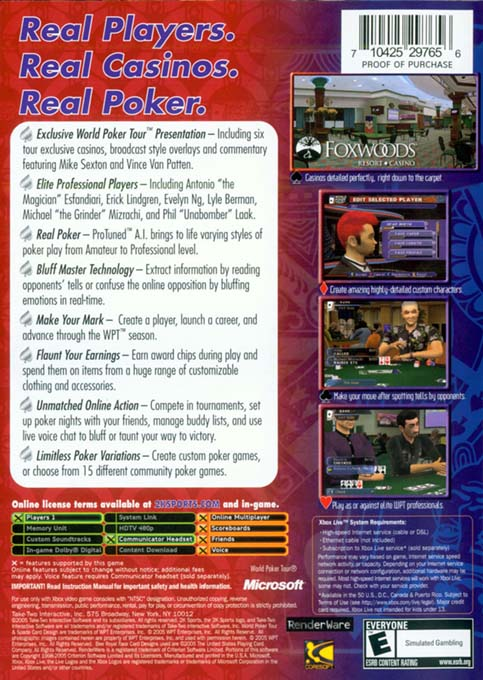 World Poker Tour — box-2D-back (US)
