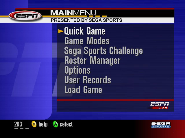 World Series Baseball 2K3 — sstitle (US)