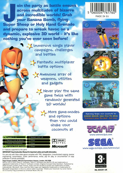 Worms 3D — box-2D-back (EU)