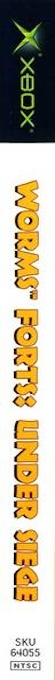 Worms Forts - Under Siege — box-2D-side (US)