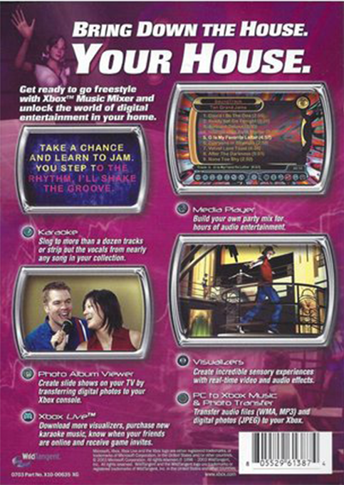Xbox Music Mixer — box-2D-back (EU)