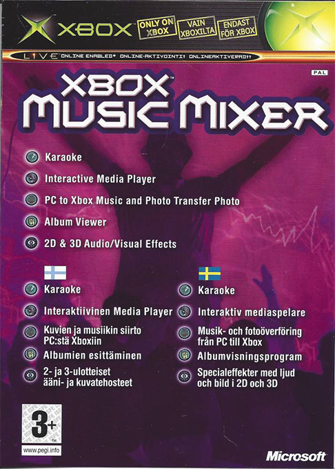 Xbox Music Mixer — box-2D (EU)