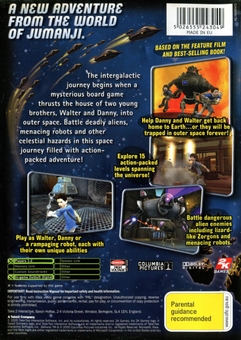 Zathura — box-2D-back (AU)