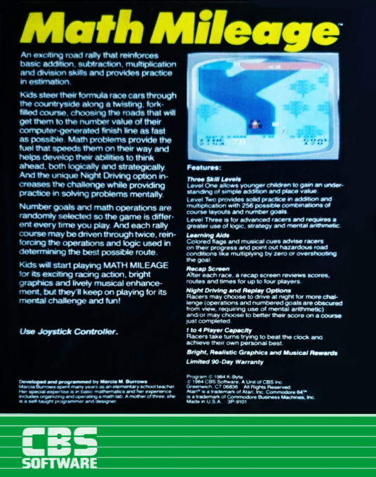 Math Mileage — box-2D-back (US)