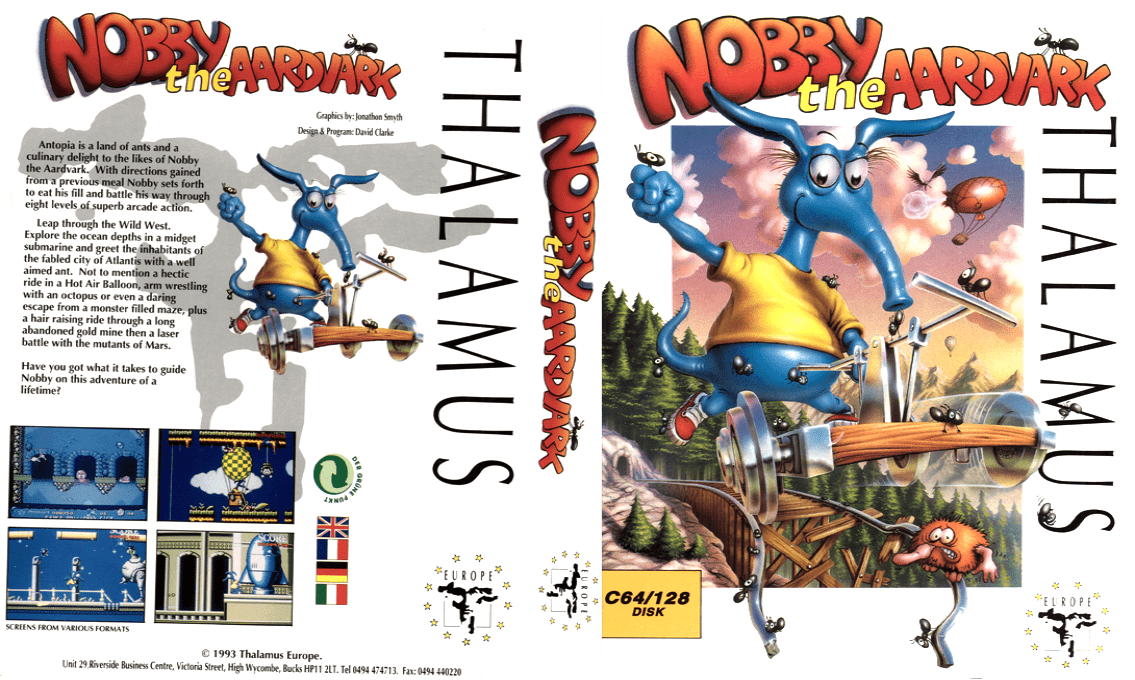 Nobby the Aardvark — box-texture (EU)