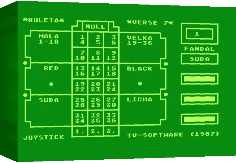 Ruleta — box-3D (WOR)