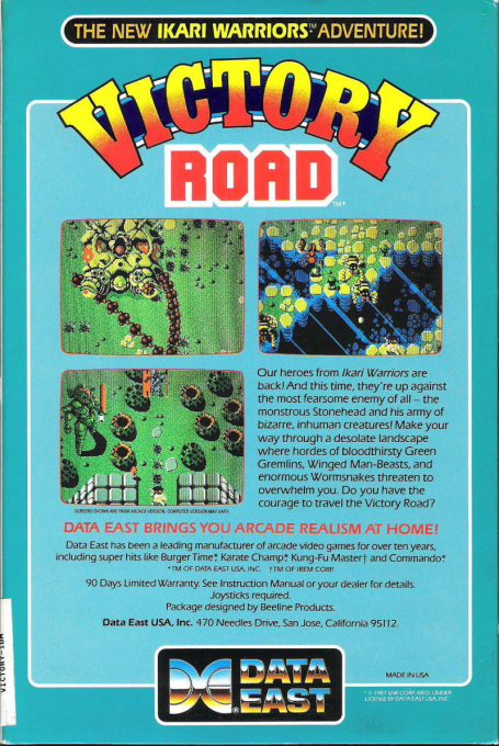Victory Road — box-2D-back (US)