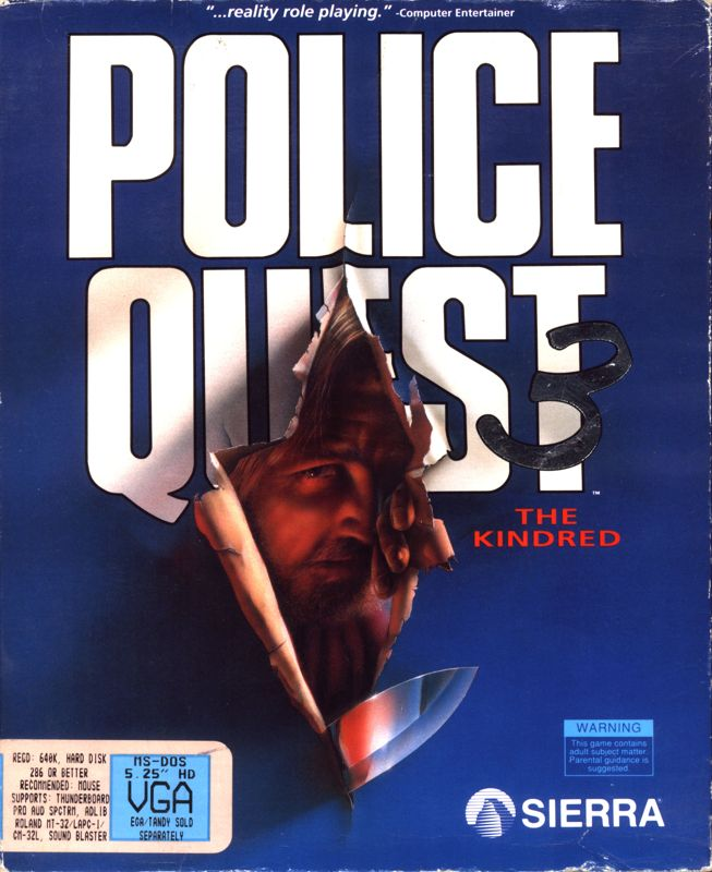 Police Quest 3 - The Kindred box art