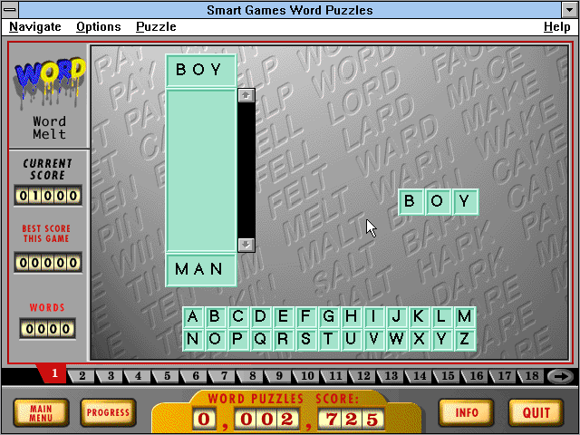 Smart Games Word Puzzles #1 — ss (WOR)