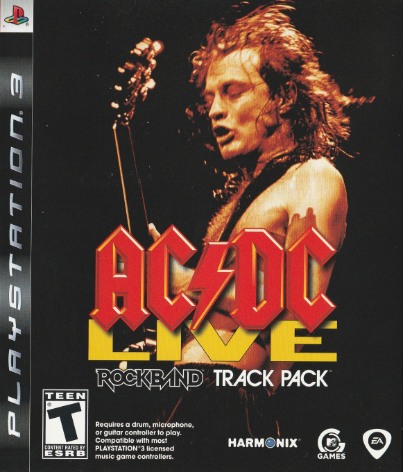 AC-DC Live - Rock Band box art