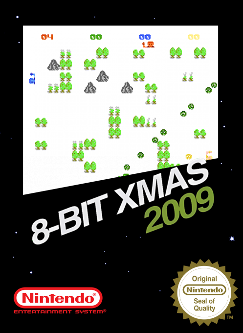 8-BIT XMAS 2009 — box-2D (SS)