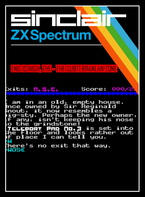The End Is Nigh : The Subterranean Zone box art