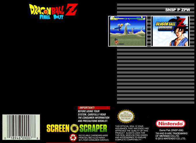 Dragon Ball Z - Final Bout — box-2D-back (SS)