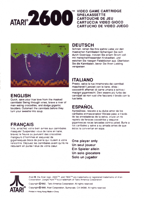 Jungle Hunt — box-2D-back (EU)