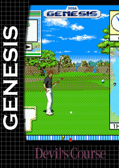 New 3d Golf Simulation - Devil's Course — box-2D (SS)