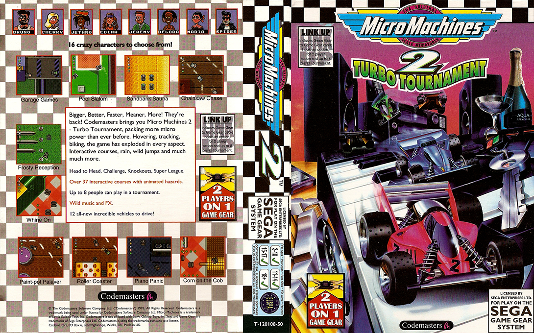 Micro Machines 2 - Turbo Tournament — box-texture (EU)