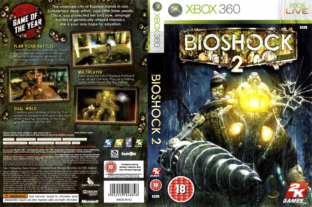 BioShock 2 — box-texture (UK)