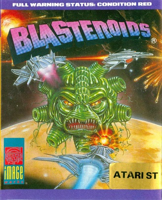 Blasteroids box art