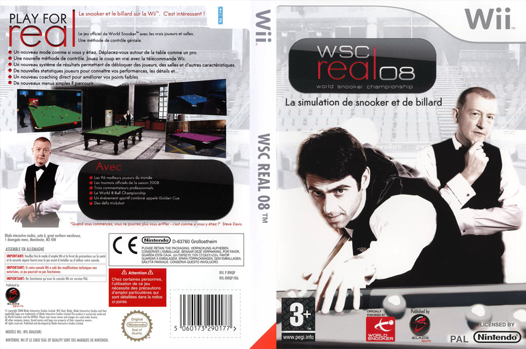 Wsc Real 09 - World Snooker Championship — box-texture (FR)