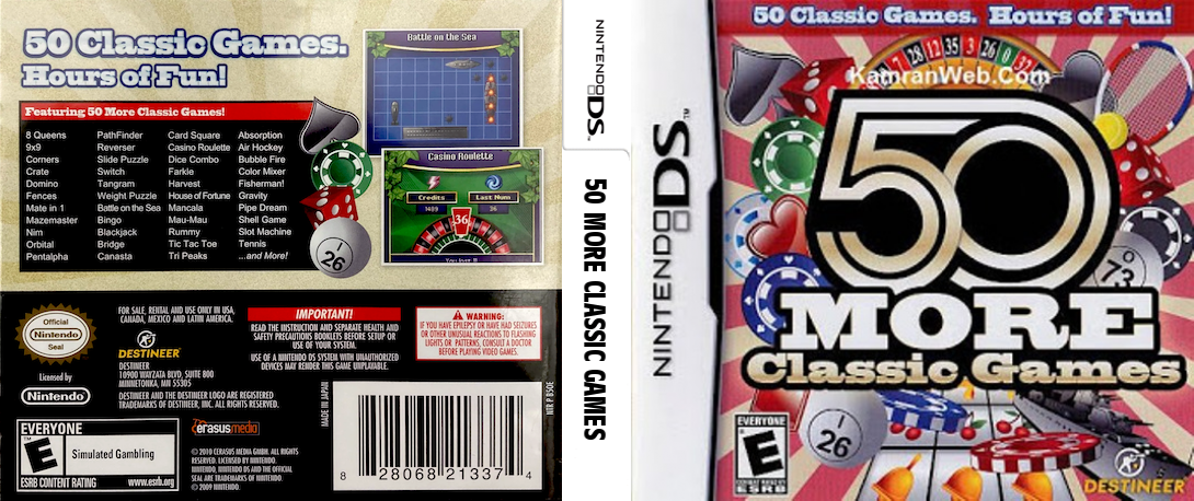 50 More Classic Games — box-texture (US)