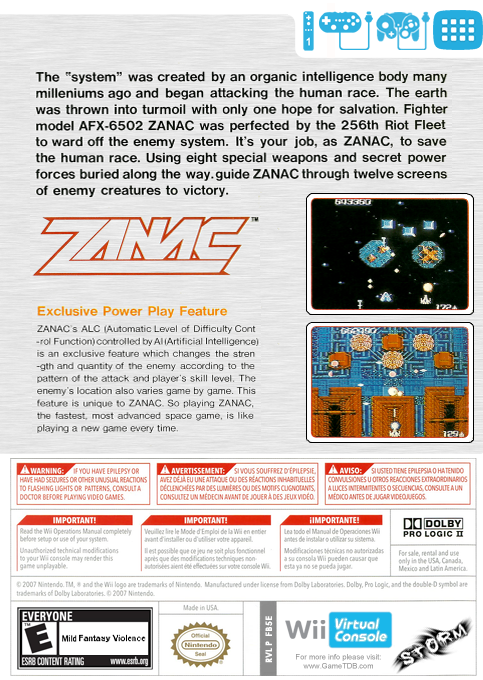 Zanac — box-2D-back (US)