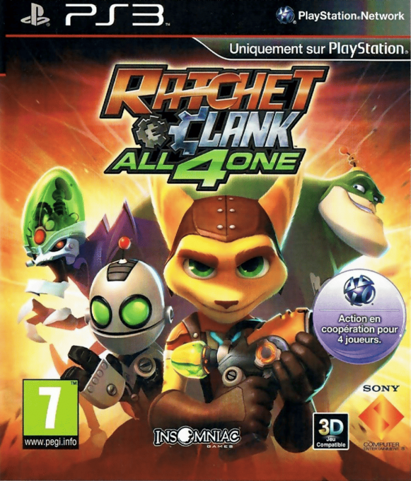 Ratchet & Clank - All 4 One — box-2D (FR)