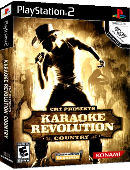 CMT Presents - Karaoke Revolution - Country — box-3D (US)