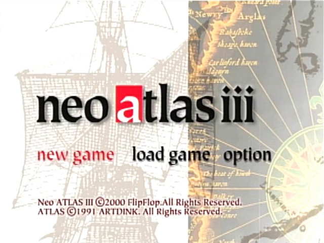Neo Atlas III — sstitle (JP)