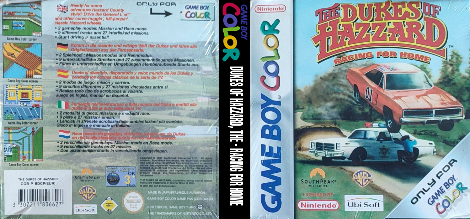 The Dukes of Hazzard : Racing for Home — box-texture (EU)