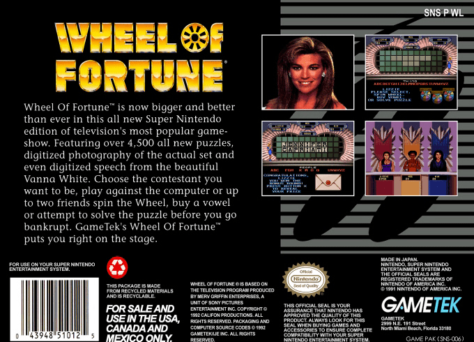 Wheel Of Fortune — box-2D-back (US)
