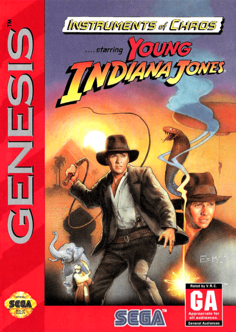 Instruments Of Chaos Starring Young Indiana Jones box art