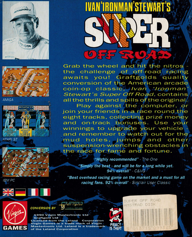 Ivan 'Ironman' Stewart's Super Off Road — box-2D-back (EU)