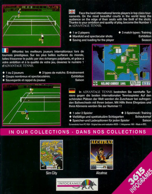 Advantage Tennis — box-2D-back (EU)