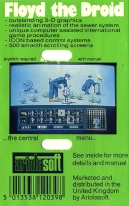 Floyd the Droid — box-2D-back (EU)
