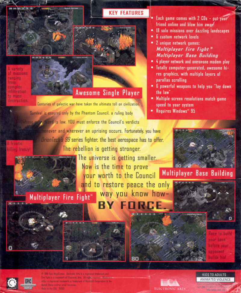 Fire Fight — box-2D-back (US)