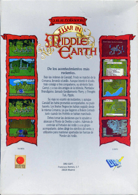 J.R.R. Tolkien's War in Middle Earth — box-2D-back (SP)