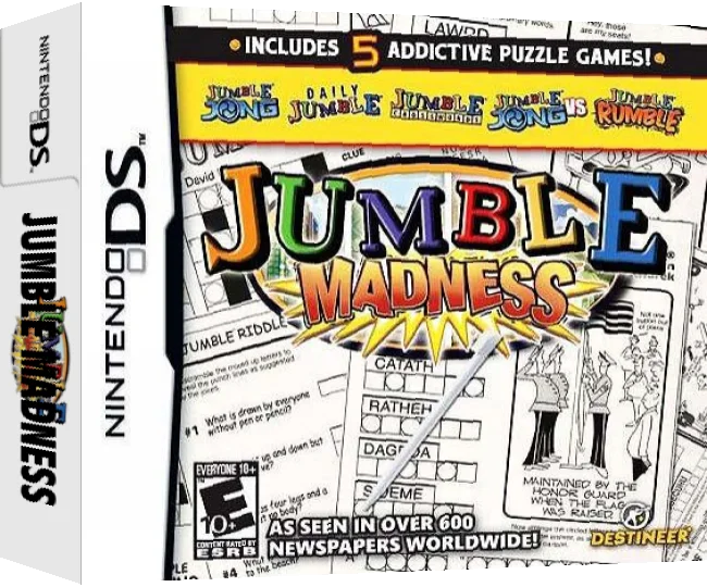 Jumble Madness — box-3D (US)