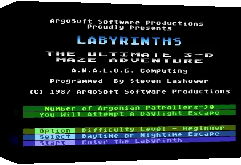 Labyrinths — box-3D (WOR)