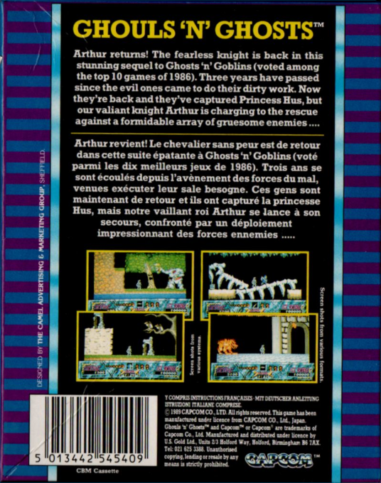 Ghouls'n Ghosts — box-2D-back (EU)