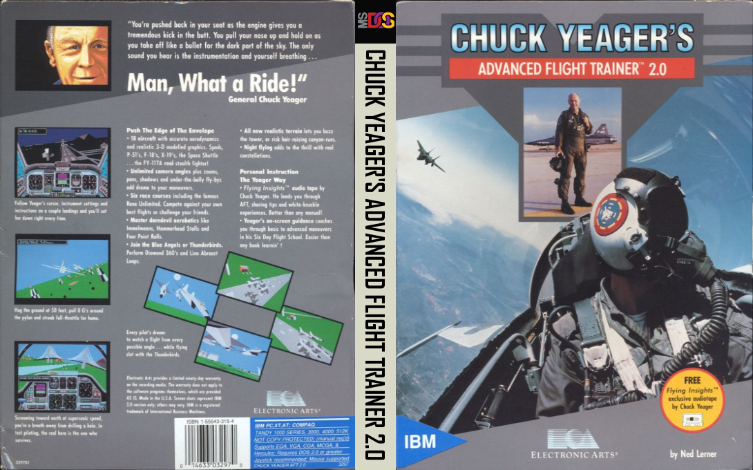 Chuck Yeager's Advanced Flight Trainer 2.0 — box-texture (US)