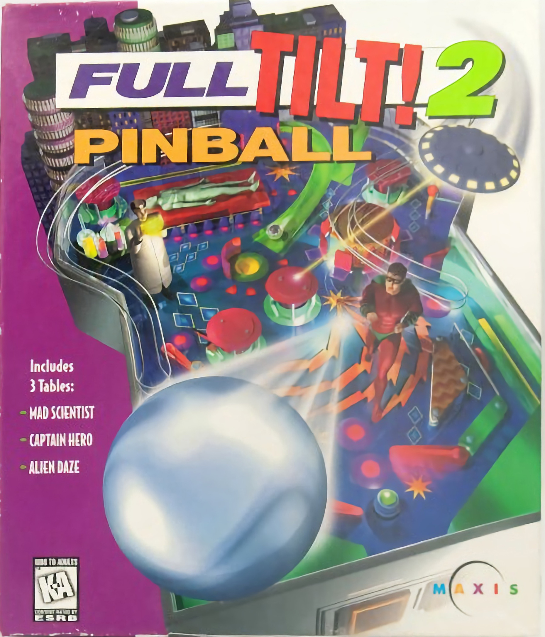 Full Tilt! 2 Pinball box art